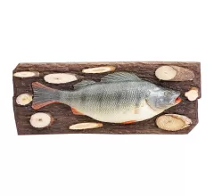 Декоративное панно на стену Окунь (подарок рыбаку, сувенир)