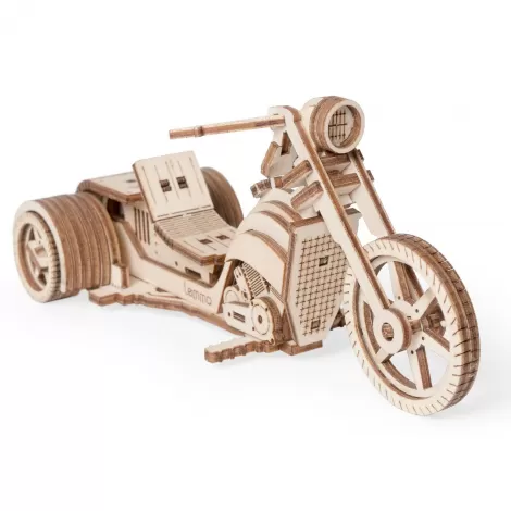 Деревянный конструктор, сборная модель Lemmo Трицикл "Фотон"