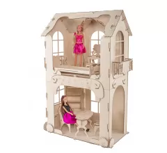 Кукольный домик ХэппиДом "Дом для кукол до 30 см" с мебелью