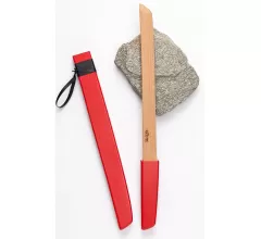 Меч деревянный Вакидзаси в ножнах из бука (красный)