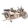 Сборная модель из дерева Lemmo Мотоцикл с коляской УРАН