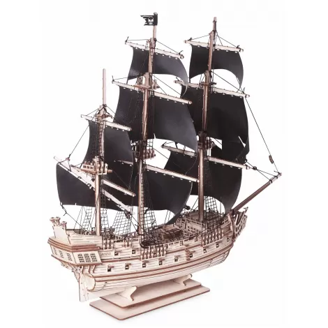 Сборная модель из дерева Lemmo Пиратский корабль "Черное Сердце"