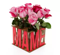 Сборная ваза для цветов с колбами EWA "Подарок маме"