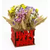 Сборная ваза для цветов с колбами EWA "Подарок в день рождения"