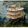 Сборная модель из дерева EWA Колесный пароход "Принцесса рек"
