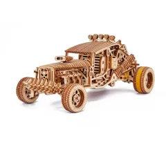 Механическая сборная модель из дерева Wood Trick Безумный Багги