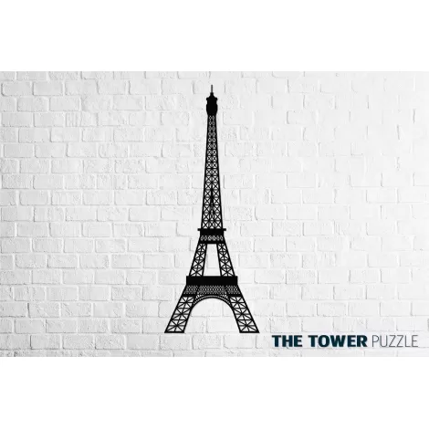 Деревянный декор настенный, панно, сборная модель EWA Design Эйфелева башня