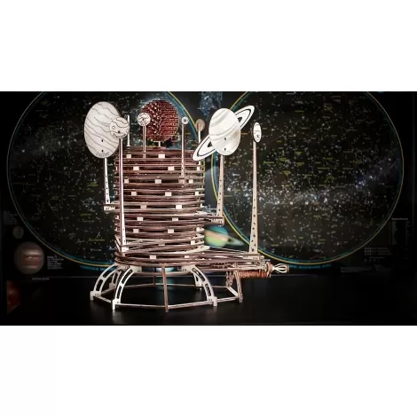 Сборная механическая модель 3D EWA Планетарий (подвижная Солнечная система)