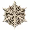 3D-пазл из дерева Wood Trick Вудик Снежинка