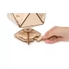 Конструктор деревянный 3D EWA Глобус Икосаэдр с секретом (шкатулка, сейф)