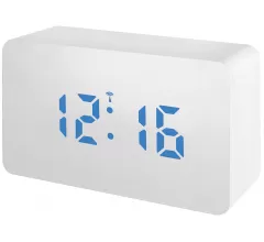 Часы Bresser MyTime W Color LED Blue, белые