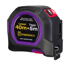 Рулетка с лазерным дальномером Ermenrich Reel SLR545 PRO